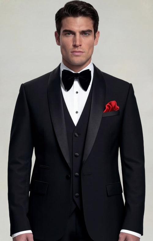 Classic Black Tuxedo β 3 Piece