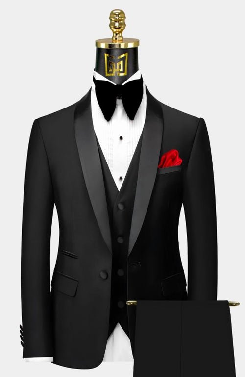 Classic Black Tuxedo β 3 Piece