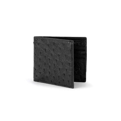 Ferrini Full Quill Ostrich Billfold Black Ferrini USA