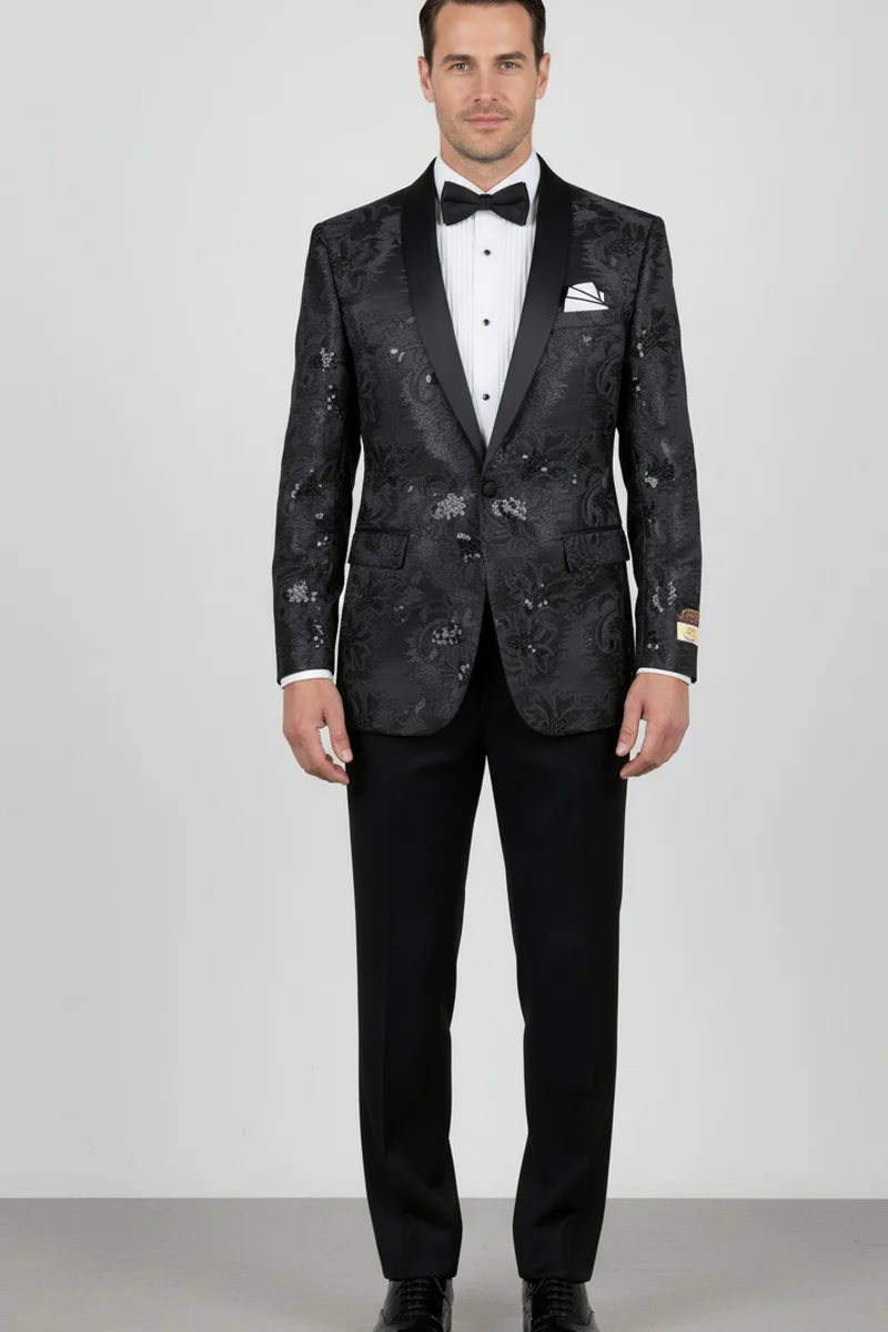 Black Tuxedo Jacket – SuitUSA