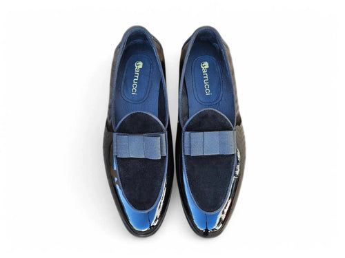 Carrucci Bow Tie Patent Leather Oxford - Luxury Formal Shoe