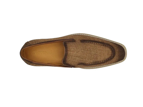 Burnished Linen Loafer