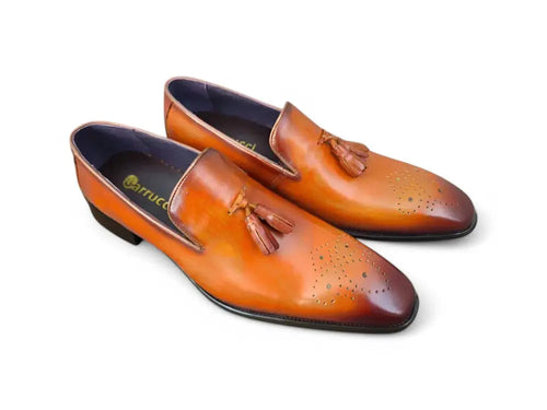 Burnished Wholecut Tassel Loafer