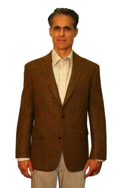 Mens Dress Blazer – 2-Button Style with Center Vent and Flap Pockets