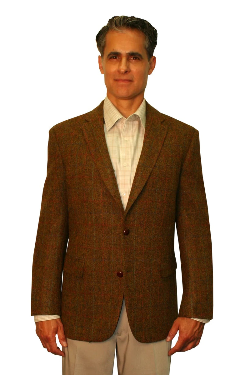 Mens Dress Blazer – 2-Button Style with Center Vent and Flap Pockets