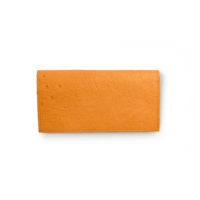Ferrini Smooth Ostrich Checkbook Buttercup by Ferrini USA
