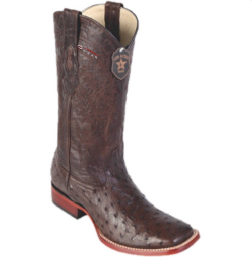 Men's Los Altos Ostrich Boots Wide Square Toe (Premium)