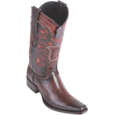 Men’s Los Altos Ring Lizard Boots European Square Toe