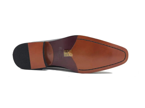 Carrucci Calf & Suede Three Buckles Monk Chukka Boot