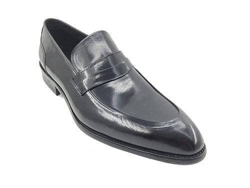 Carrucci Calfskin Modern Classic Penny Loafer