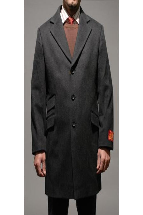 Mens Car Coat Mens Charcoal Wool Men's Carcoat ~ Designer Men's Wool Peacoat Sale Men's Overcoat USA Men's Outlet