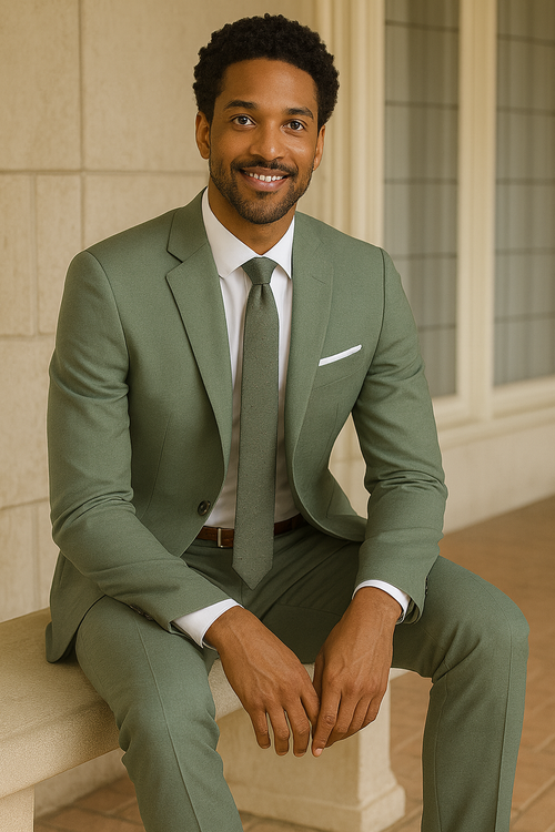 Sage Green Suits - Green Wedding Suit - Summer Suit
