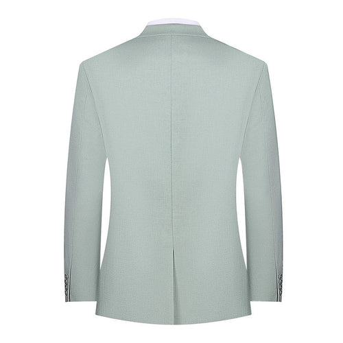 Mens Blazer Classic Fit Sport Coat Two Buttons Lightweight Suit Jacket Iceberg Green USA Men's Outlet