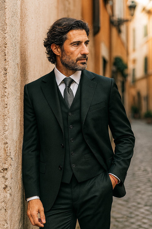 single-breasted-charcoal-suit