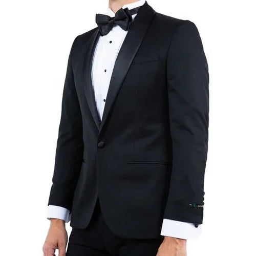 Shawl Collar Tuxedo Separates Coat, Black by ZeGarie - Men's Tuxedo USA