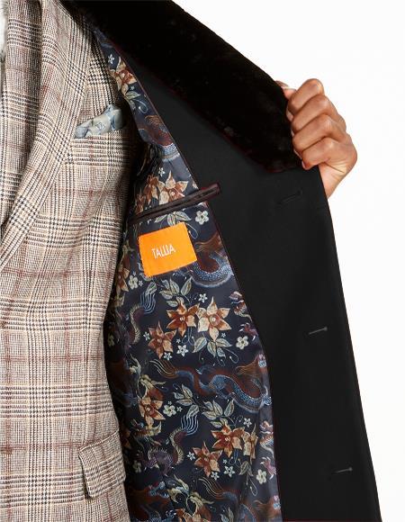 Mens Carcoat And Coat With Fur Collar + Black Coat USA Men's Outlet