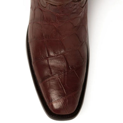 Ferinni Boot - Mens Dress Cowboy Boot - Ferrini Men's Stallion Alligator Belly Boots French Toe Handcrafted Cognac in Cognac Ferrini USA