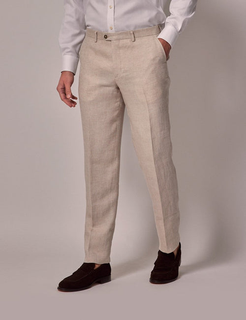 Mens Linen Suit For Beach Wedding - Summer Suit in Cream - Men's Tuxedo USA