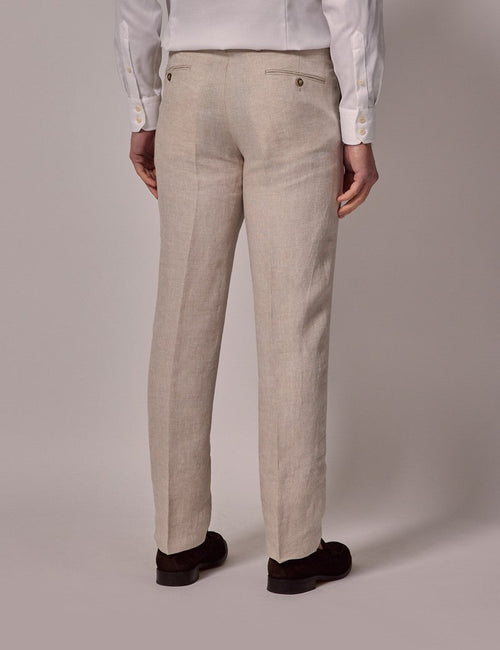 Mens Linen Suit For Beach Wedding - Summer Suit in Cream - Men's Tuxedo USA