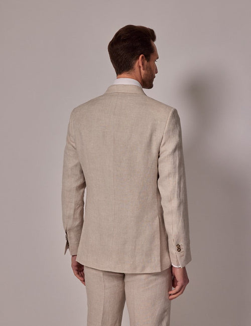 Mens Linen Suit For Beach Wedding - Summer Suit in Cream - Men's Tuxedo USA