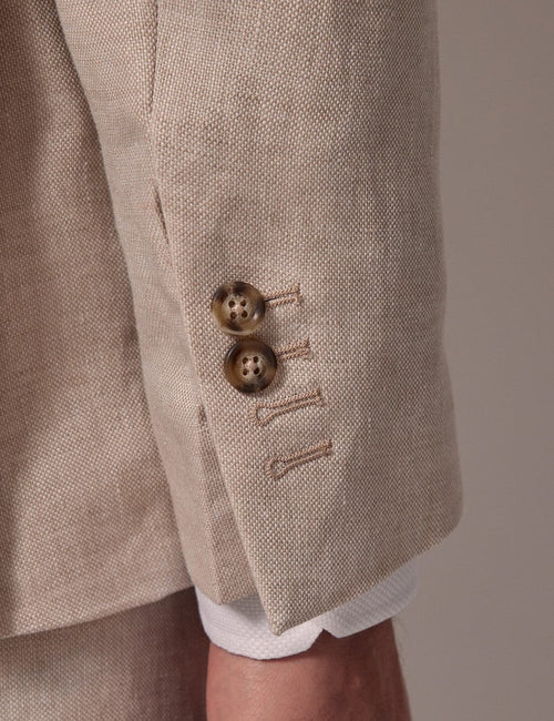Mens Linen Suit For Beach Wedding - Summer Suit in Cream - Men's Tuxedo USA