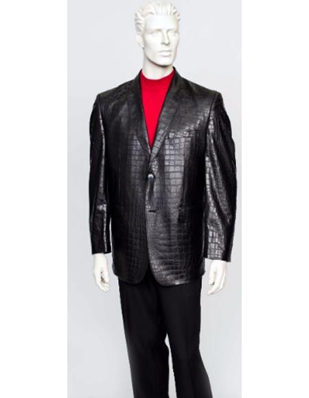 Style#-Mens Blazer - Alligator Sport Coat - Crocodile Sport Jacket – SuitUSA