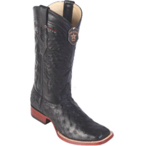 Men's Los Altos Ostrich Boots Wide Square Toe (Premium)