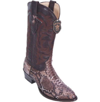Men's Los Altos Python Boots Medium Round Toe