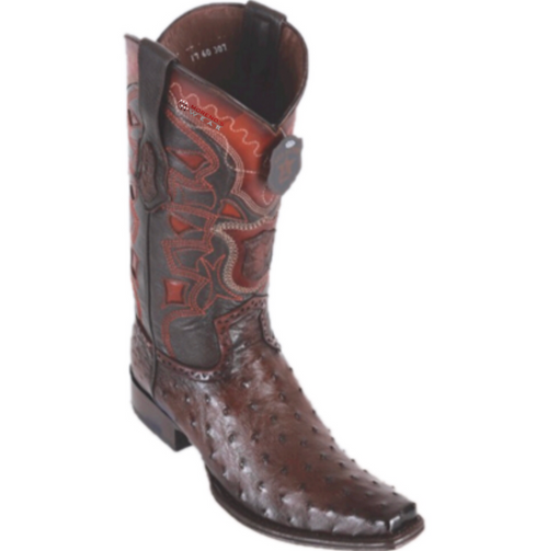 Men’s Los Altos Ostrich Boots European Square Toe