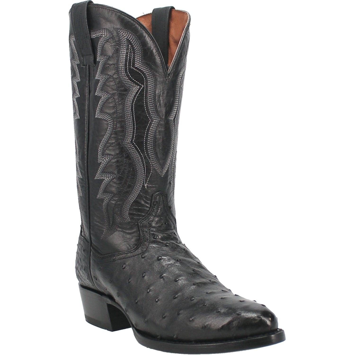 Dan Post Tempe Ostrich Boots - Full Quill Exotic Luxury – SuitUSA