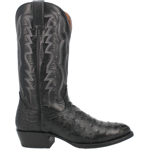 Dan Post Tempe Ostrich Boots - Full Quill Exotic Luxury