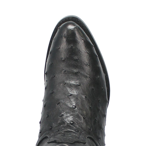 Dan Post Tempe Ostrich Boots - Full Quill Exotic Luxury