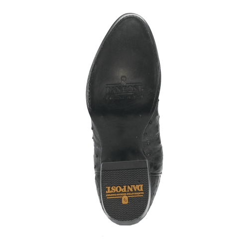 Dan Post Tempe Ostrich Boots - Full Quill Exotic Luxury