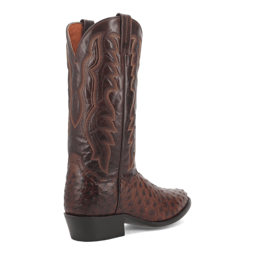 PERSHING FULL QUILL OSTRICH BOOT