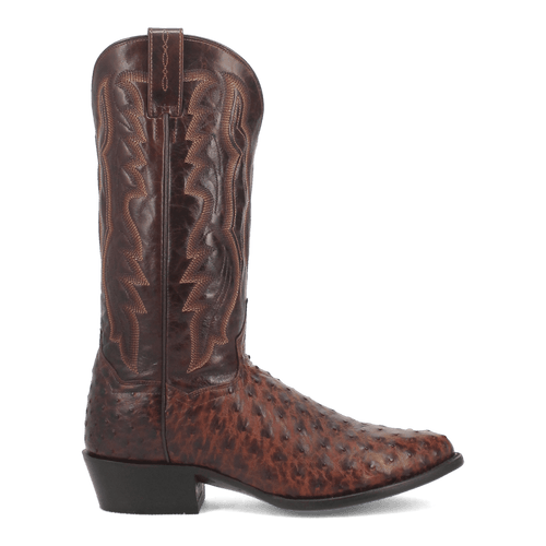 PERSHING FULL QUILL OSTRICH BOOT