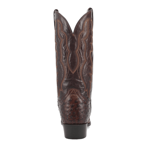 PERSHING FULL QUILL OSTRICH BOOT