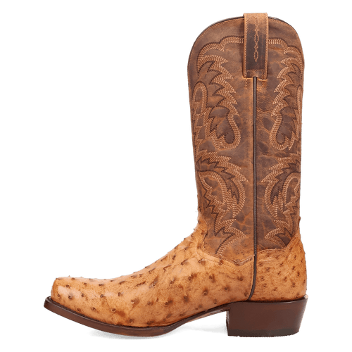 MARCO FULL QUILL OSTRICH BOOT
