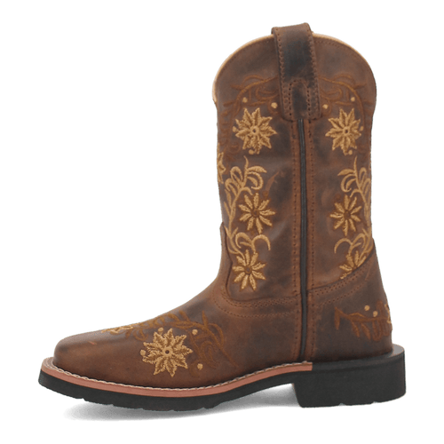 GARDENIA LEATHER CHILDREN'S BOOT