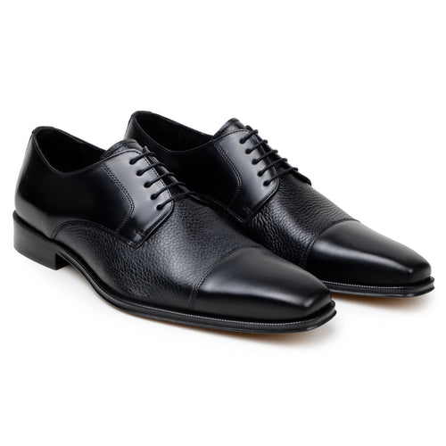 Belvedere Alexander Black Genuine Crocodile Dress Shoe