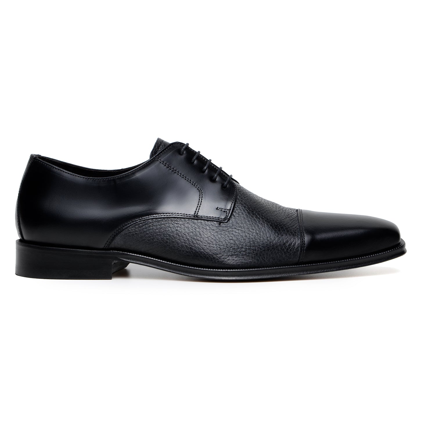 Belvedere Alexander Black Genuine Crocodile Dress Shoe
