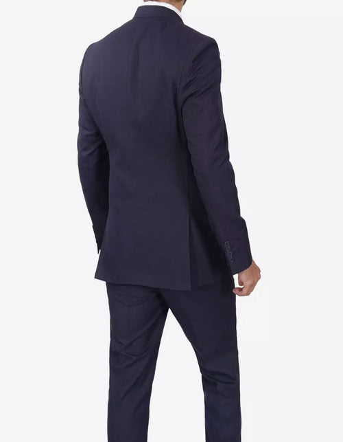 Mens Dark Blue Double Breasted Classic Fit Suit by USA Men's Outlet