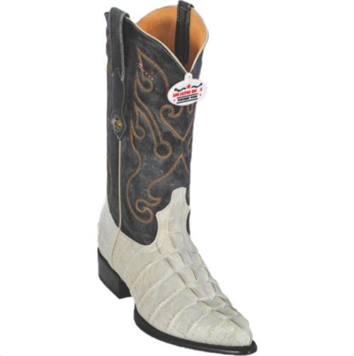 Men's Los Altos Caiman Tail Print Boots J Toe