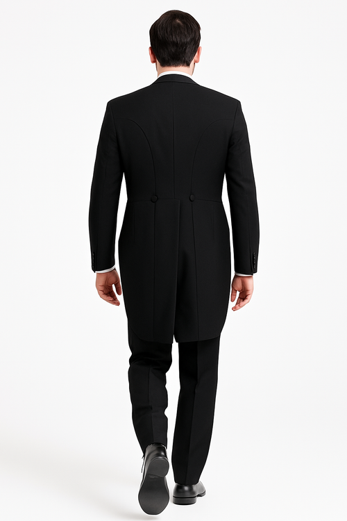 Edward Black Tailcoat Jacket (Separates) by BLACKTIE