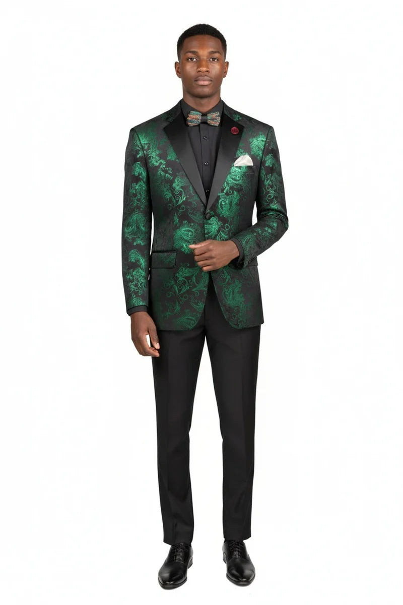 Emerald Tuxedo Jacket