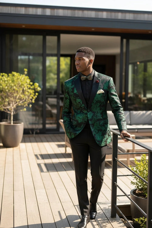 Emerald Tuxedo Jacket