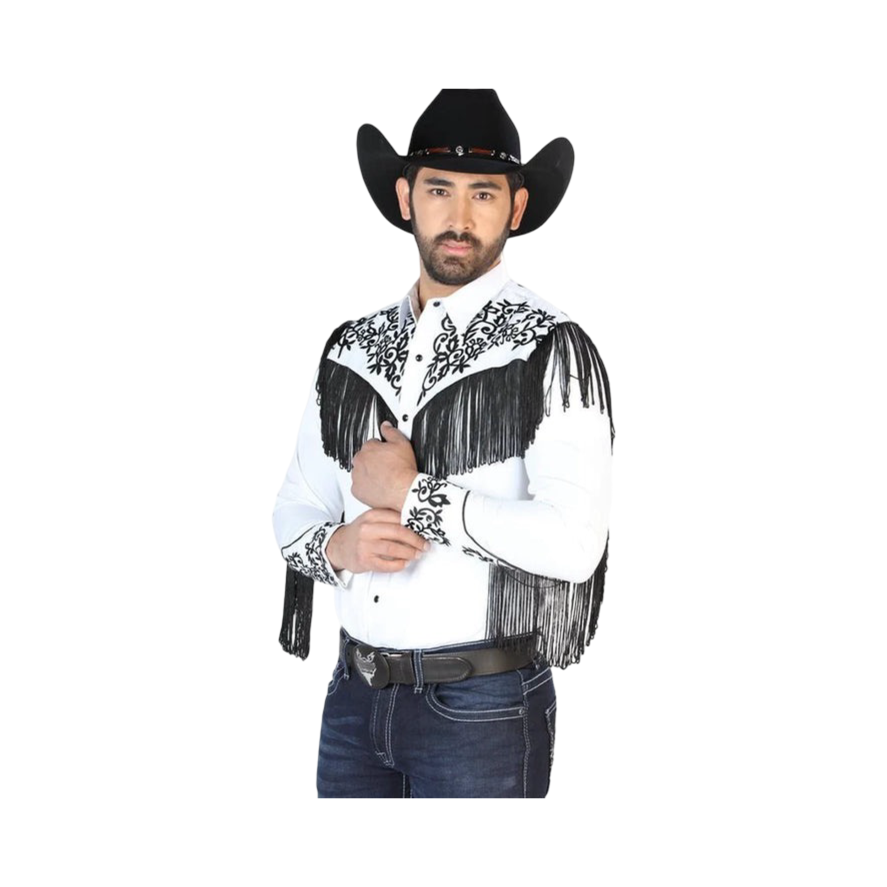 Camisa Vaquera Bordada El Señor de los Cielos