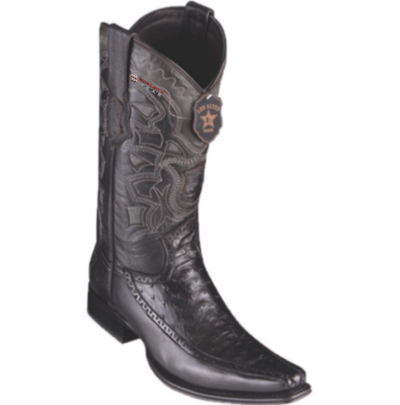 Men’s Los Altos Ostrich & Deer Boots European Square Toe