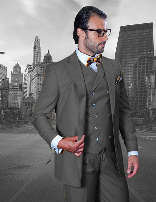 Big and Tall Business Suit Gray