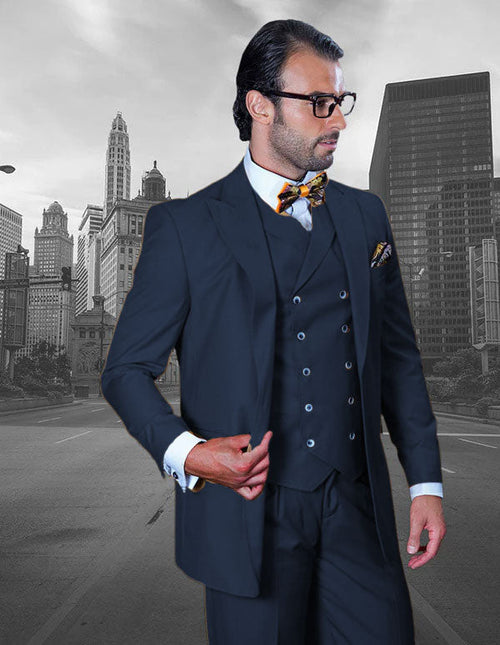Big and Tall Business Suit Navy