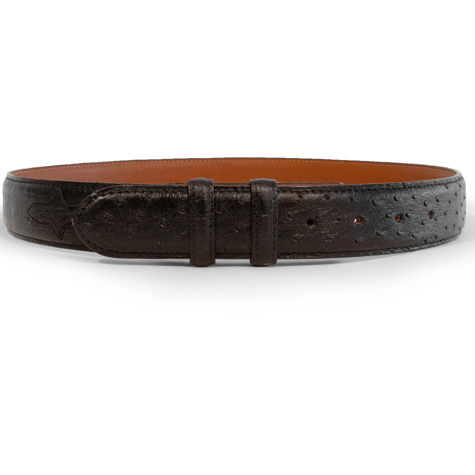 Ferrini Ostrich Patch Loafer - Straight 1.5 Inch